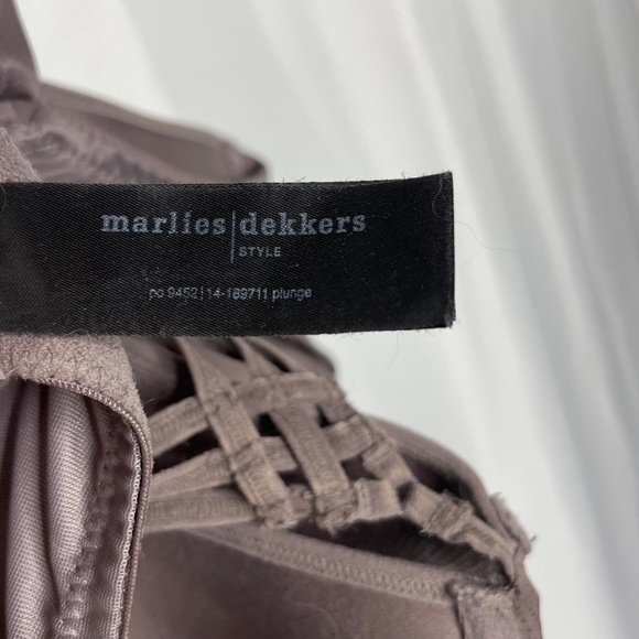 Marlies Deckers Underwired Cage Style Plunge Bra Size 40DD/40E - Picture 10 of 11